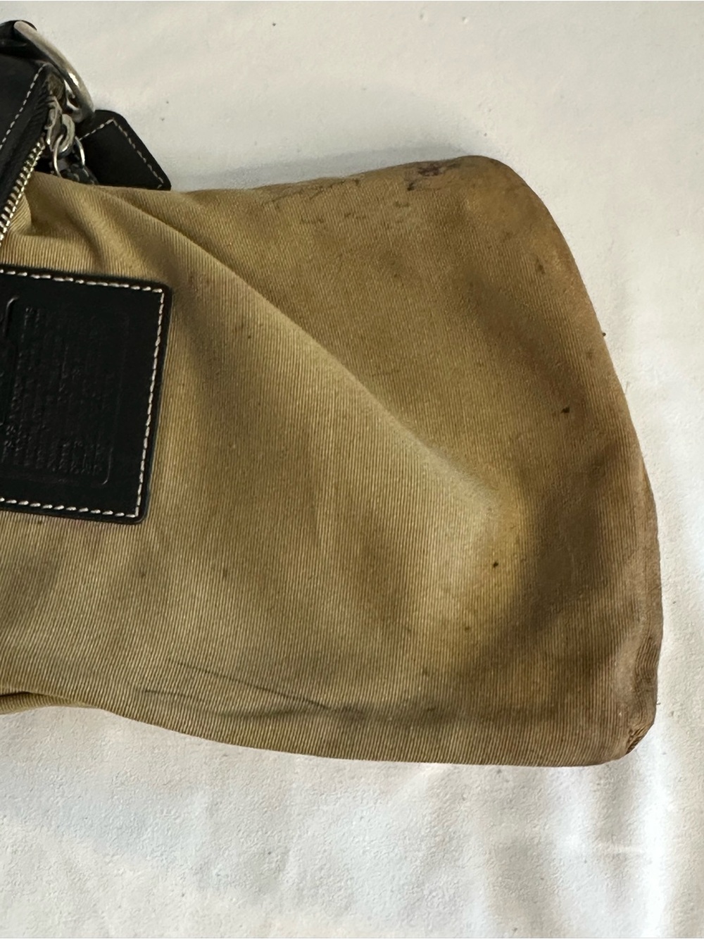 Coach Hampton Vintage Black Leather Crossbody with Front Buckle Pocket - Picture 7 of 9